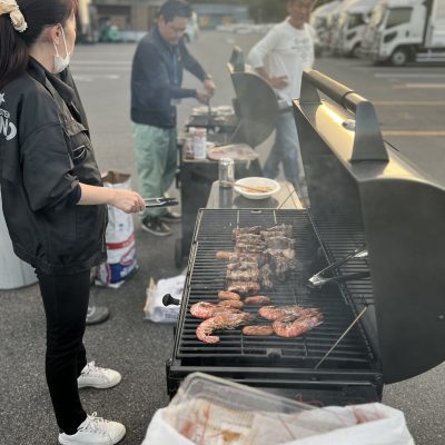 矢板センターでBBQ🍖 - 髙野商運グループ - お知らせ