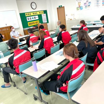 入社3ヶ月、安全への第一歩 - 髙野商運グループ - お知らせ
